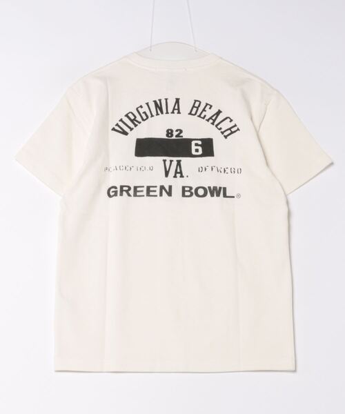【日本製】グリーンボウル 【GREEN BOWL】Organic CottonT-shirts (B柄 VIRGINIA)（Tシャツ/カットソー）｜GREEN BOWL（グリーンボウル）