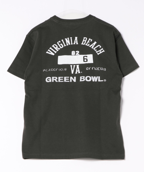 【日本製】グリーンボウル 【GREEN BOWL】Organic CottonT-shirts (B柄 VIRGINIA)（Tシャツ/カットソー）｜GREEN BOWL（グリーンボウル）