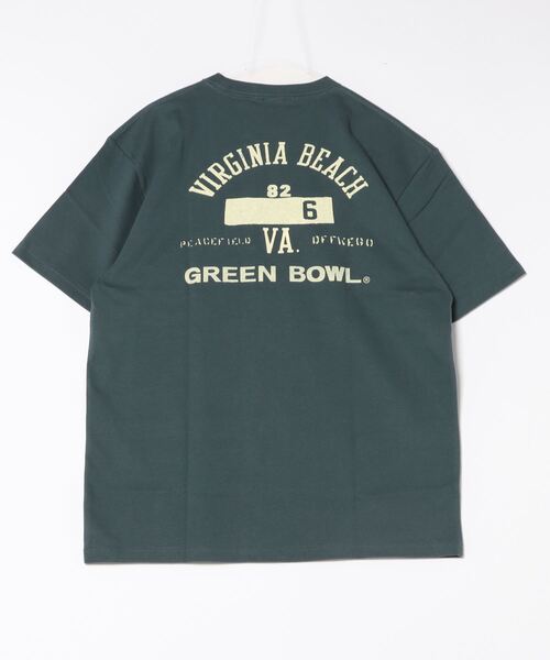 【日本製】グリーンボウル 【GREEN BOWL】Organic CottonT-shirts (B柄 VIRGINIA)（Tシャツ/カットソー）｜GREEN BOWL（グリーンボウル）