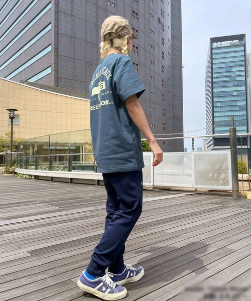 【日本製】グリーンボウル 【GREEN BOWL】Organic CottonT-shirts (B柄 VIRGINIA)（Tシャツ/カットソー）｜GREEN BOWL（グリーンボウル）