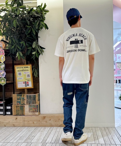 GREEN BOWL(グリーンボウル)の「【日本製】グリーンボウル 【GREEN BOWL】Organic CottonT-shirts (B柄 VIRGINIA)(Tシャツ/カットソー・レディース・ブラック/オフホワイト/ダークネイビー・L/XL/M)」の16枚目の写真