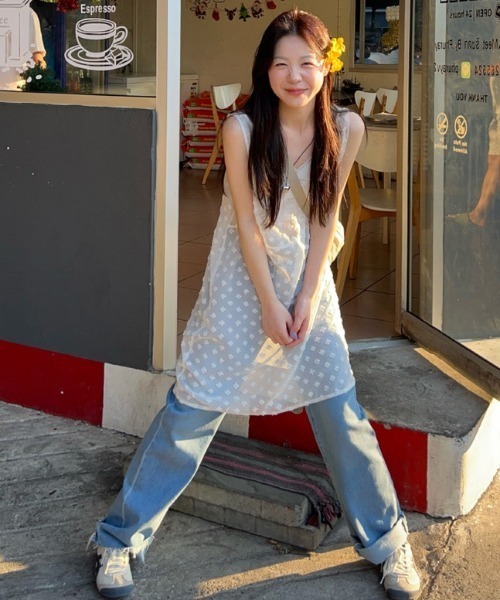 Sibra(シブラ)の「チュールワンピース(ワンピース・レディース・ブラック/アイボリー/ホワイト・M)」の16枚目の写真
