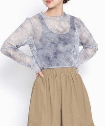 PUNYUS | グラデーションシアートップス(Tシャツ/カットソー)