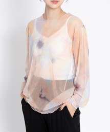 PUNYUS（プニュズ）の「グラデーションシアートップス（Tシャツ/カットソー）」