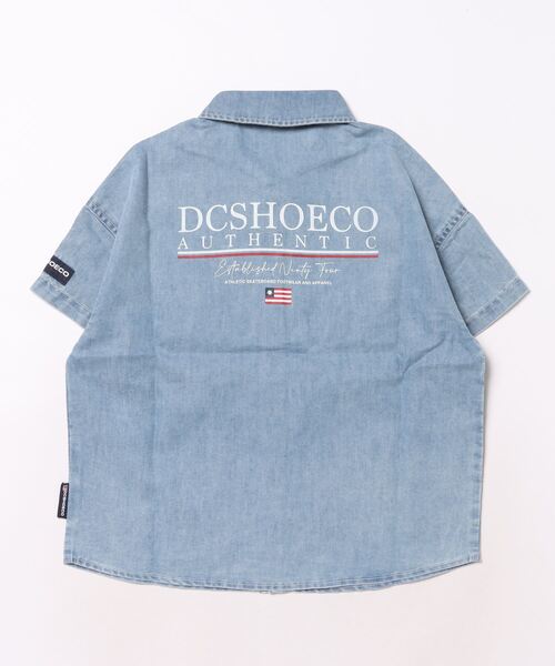 【超希少デザイン】ディオール☆Tシャツ デニム パッチワーク Sサイズ ポケットステッチオーバーサイズ半袖デニムシャツ