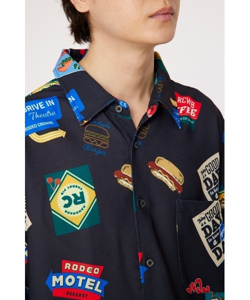 RODEO CROWNS WIDE BOWL(ロデオクラウンズワイドボウル)の「サインボードシャツ(シャツ/ブラウス・メンズ・ベージュ系その他/ホワイト系その他/ブラック系その他・LARGE/MEDIUM)」の17枚目の写真