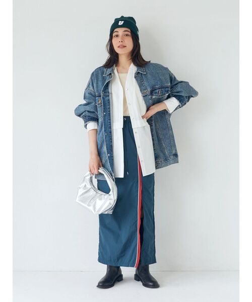 Ungrid(アングリッド)の「フロントジップラインスカート(スカート・レディース・ベージュ/ネイビー・FREE)」の22枚目の写真