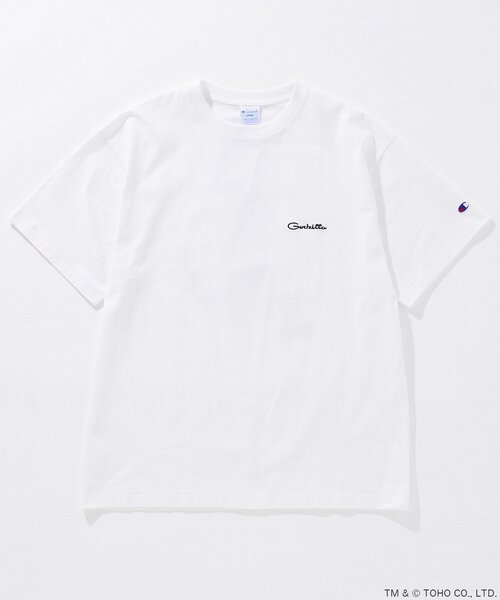 JOURNAL STANDARD（ジャーナルスタンダード）の「CHAMPION / JS GODZILLA 70th PRINT TEE（Tシャツ/カットソー・メンズ・ブラック系その他/ライトホワイト/ホワイト/ホワイト系その他/ブラック×ブラック/オフホワイト/グレー/チャコールグレー/スミクロ/ホワイト×ホワイト/ブラック・MEDIUM/LARGE/X-LARGE）」の16枚目の写真