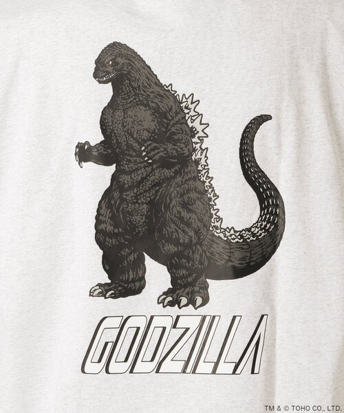 JOURNAL STANDARD（ジャーナルスタンダード）の「CHAMPION / JS GODZILLA 70th PRINT TEE（Tシャツ/カットソー・メンズ・ブラック系その他/ライトホワイト/ホワイト/ホワイト系その他/ブラック×ブラック/オフホワイト/グレー/チャコールグレー/スミクロ/ホワイト×ホワイト/ブラック・MEDIUM/LARGE/X-LARGE）」の19枚目の写真
