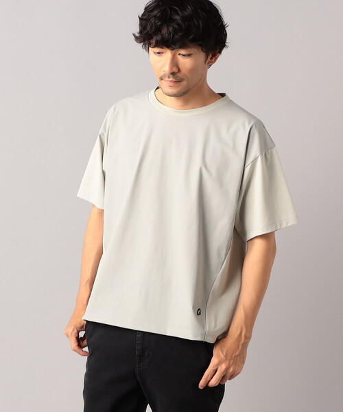 β MEN(ベータメン)の「ワンポイントβロゴ 切り替えTシャツ(Tシャツ/カットソー・メンズ・ライトグレー/ホワイト/ネイビー・M/L)」の3枚目の写真