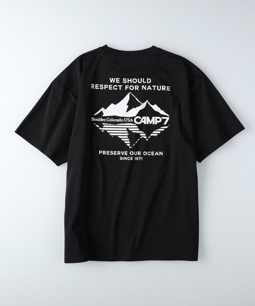 CAMP7(キャンプセブン)の「CAMP7(キャンプ7)【水陸両用】プリントTシャツ(Tシャツ/カットソー・メンズ・ホワイト/ブラック・S/M/L/XL)」の18枚目の写真
