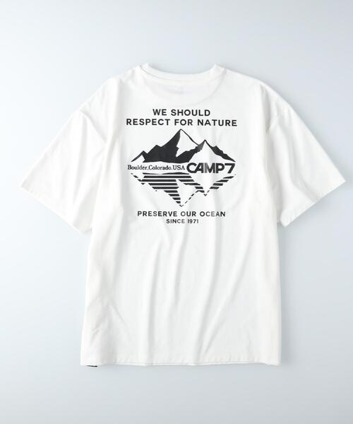 CAMP7(キャンプセブン)の「CAMP7(キャンプ7)【水陸両用】プリントTシャツ(Tシャツ/カットソー・メンズ・ホワイト/ブラック・S/M/L/XL)」の19枚目の写真