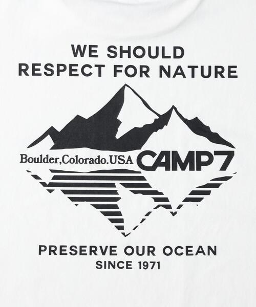 CAMP7(キャンプセブン)の「CAMP7(キャンプ7)【水陸両用】プリントTシャツ(Tシャツ/カットソー・メンズ・ホワイト/ブラック・S/M/L/XL)」の13枚目の写真