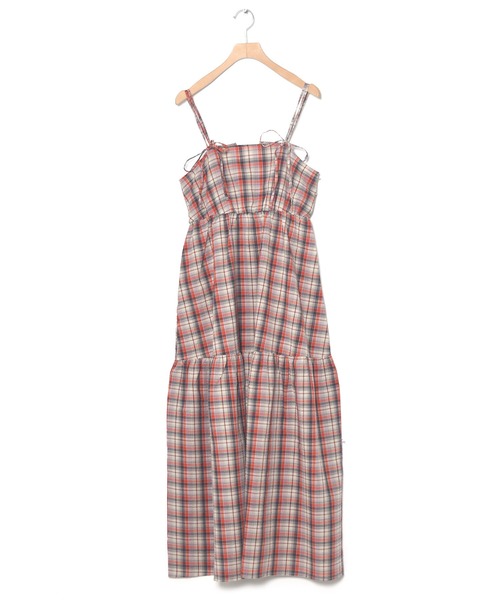 w closet(ダブルクローゼット)の「【2WAY】リボンキャミワンピース(ワンピース・レディース・ブラック/ワインレッド/レッド系その他・FREE)」の8枚目の写真