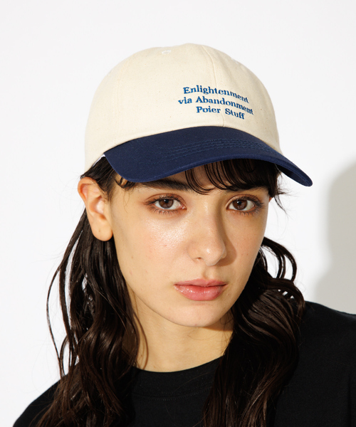 ABAHOUSE(アバハウス)の「【POLeR/ポーラー】2TONE COTTON TWILL EMB/2トーンツイルキャップ(キャップ・メンズ・ブラック/アイボリー/エンジ・フリー)」の7枚目の写真