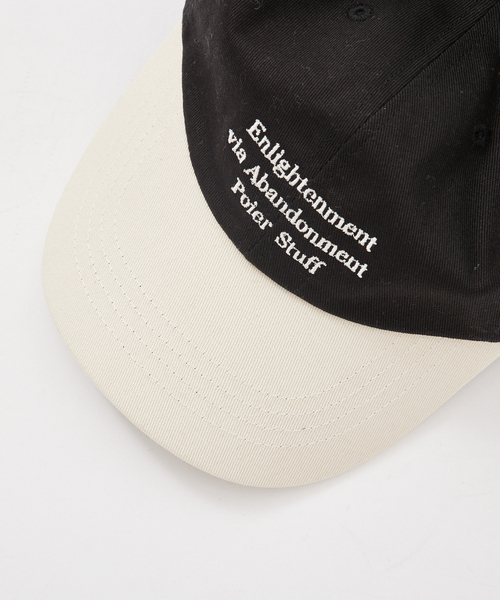 ABAHOUSE(アバハウス)の「【POLeR/ポーラー】2TONE COTTON TWILL EMB/2トーンツイルキャップ(キャップ・メンズ・ブラック/アイボリー/エンジ・フリー)」の15枚目の写真