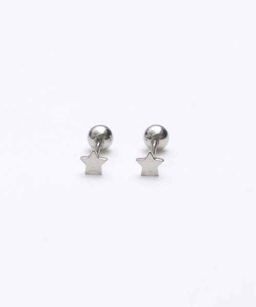Peony（ピオニー）の「【Peony/ピオニー】/サージカルステンレス　シンプルスターピアス（ピアス（両耳用）・レディース・シルバー/ゴールド/ピンクゴールド・FREE）」の4枚目の写真