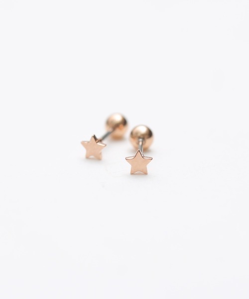 Peony（ピオニー）の「【Peony/ピオニー】/サージカルステンレス　シンプルスターピアス（ピアス（両耳用）・レディース・シルバー/ゴールド/ピンクゴールド・FREE）」の9枚目の写真