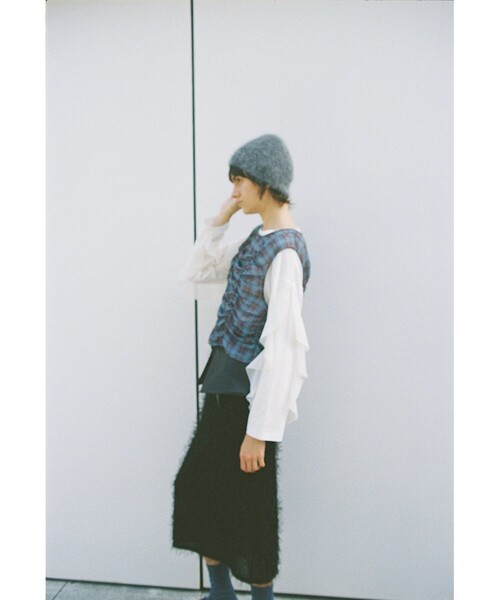 Ray BEAMS - Ray BEAMS ギャザー Vネック タンク セット Ray BEAMS（レイビームス）の「Ray BEAMS / ギャザー Vネック
