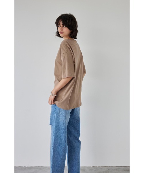 ALEXIA STAM（アリシアスタン）の「STUCK IN MY MIND Tee /STUCK IN MY MINDオーバーTee（Tシャツ/カットソー・レディース・カーキ/ホワイト・FREE）」の18枚目の写真