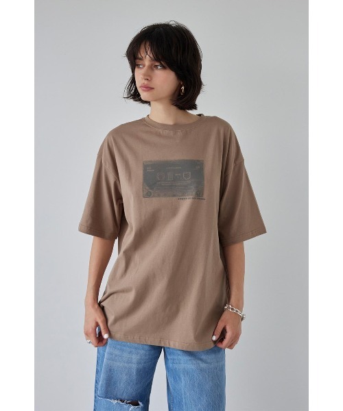 ALEXIA STAM（アリシアスタン）の「STUCK IN MY MIND Tee /STUCK IN MY MINDオーバーTee（Tシャツ/カットソー・レディース・カーキ/ホワイト・FREE）」の14枚目の写真