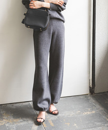 Noble | 接結タック編みジョガーパンツ(スウェットパンツ)