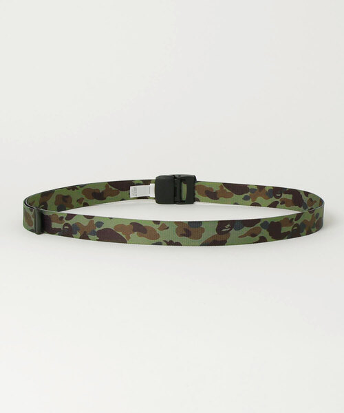 A BATHING APE（アベイシングエイプ）の「1ST CAMO GI BELT（ベルト・メンズ・イエロー/グレー/グリーン・FREE）」の4枚目の写真