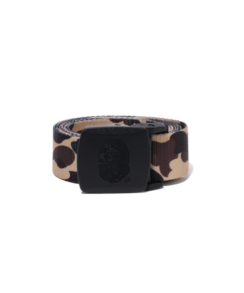 A BATHING APE（アベイシングエイプ）の「1ST CAMO GI BELT（ベルト・メンズ・イエロー/グレー/グリーン・FREE）」の3枚目の写真