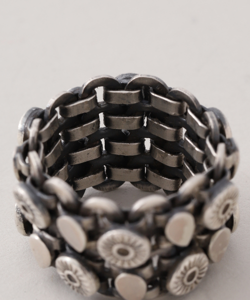 EDIFICE(エディフィス)の「THARU SILVER(タルー シルバー) Double Ring SUN(リング・メンズ・シルバー・17/19)」の3枚目の写真