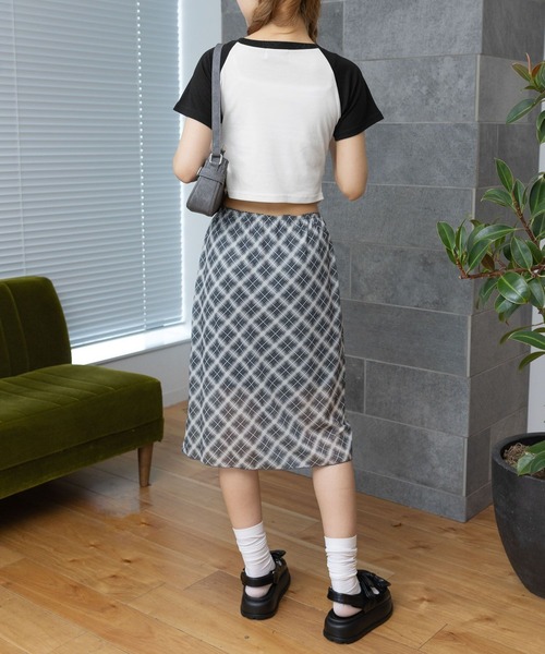 3.3 Field Trip （3.3フィールドトリップ）の「3.3 Field Trip／シャーリングプリントT（Tシャツ/カットソー・レディース・ホワイト/グレー・FREE）」の9枚目の写真