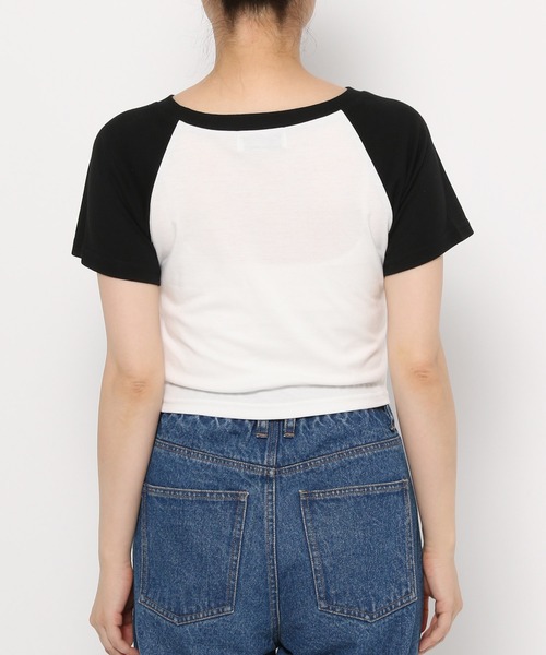 3.3 Field Trip （3.3フィールドトリップ）の「3.3 Field Trip／シャーリングプリントT（Tシャツ/カットソー・レディース・ホワイト/グレー・FREE）」の15枚目の写真