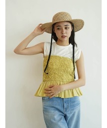 Jacquard bustier