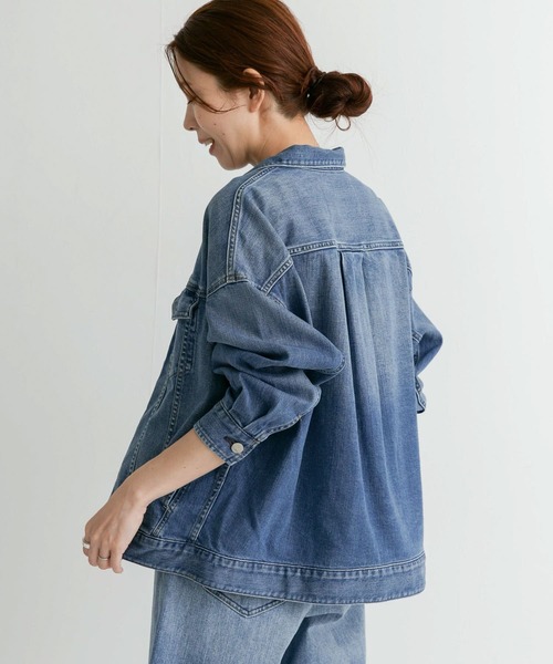 Healthy denim（ヘルシーデニム）の「Healthy DENIM　Bran（デニムジャケット・レディース・インディゴブルー・0）」の7枚目の写真