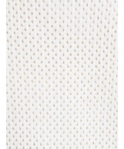 Samansa Mos2（サマンサ モスモス）の「レース付透かしニットベスト（ベスト・レディース・チャコールグレー/オフホワイト/モカ・F）」の14枚目の写真