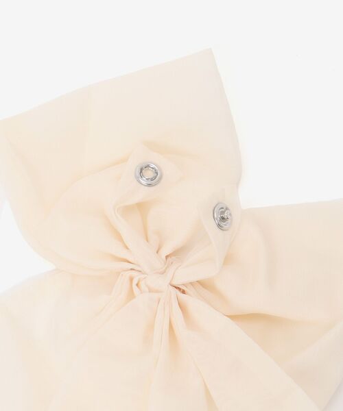 MAJESTIC LEGON（マジェスティックレゴン）の「リボンモチーフセットロゴトートバッグ（トートバッグ・レディース・ピンク/アイボリー/ブラック/ボルドー/ブルー/パープル/イエロー/オレンジ/グリーン・FREE）」の14枚目の写真