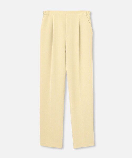 allureville(アルアバイル)の「ダブルクロスタックテーパードパンツ(その他パンツ・レディース・ブラック/ベージュ・1/2)」の1枚目の写真