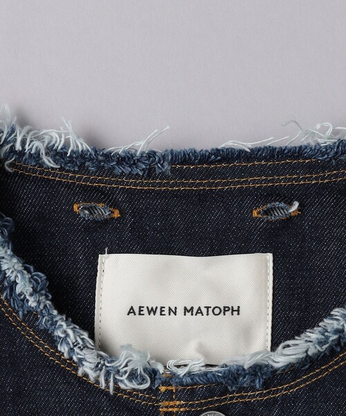 AEWEN MATOPH(イウエン マトフ)の「<AEWEN MATOPH>2WAYカラー デニム ブルゾン(デニムジャケット・レディース・ライトブルー/ネイビー・38/36)」の17枚目の写真