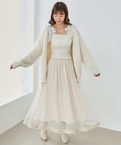 MAJESTIC LEGON(マジェスティックレゴン)の「カップ付肩リボンシャーリングキャミ(キャミソール・レディース・ピンク/ホワイト系その他2/ブルー系その他2/ピンク系その他2/ブルー/イエロー系その他/ライトピンク・MEDIUM)」の19枚目の写真