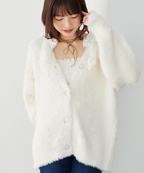 MAJESTIC LEGON(マジェスティックレゴン)の「カップ付肩リボンシャーリングキャミ(キャミソール・レディース・ピンク/ホワイト系その他2/ブルー系その他2/ピンク系その他2/ブルー/イエロー系その他/ライトピンク・MEDIUM)」の21枚目の写真