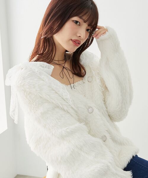 MAJESTIC LEGON(マジェスティックレゴン)の「カップ付肩リボンシャーリングキャミ(キャミソール・レディース・ピンク/ホワイト系その他2/ブルー系その他2/ピンク系その他2/ブルー/イエロー系その他/ライトピンク・MEDIUM)」の22枚目の写真