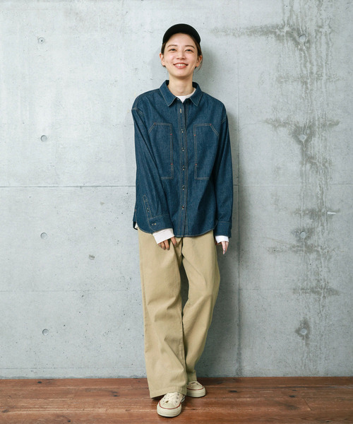 【セール】14Wコーデュロイ 製品染めストレートパンツ（その他パンツ）｜PAR ICI（パーリッシィ）