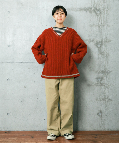 【セール】14Wコーデュロイ 製品染めストレートパンツ（その他パンツ）｜PAR ICI（パーリッシィ）