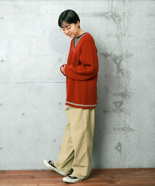 【セール】14Wコーデュロイ 製品染めストレートパンツ（その他パンツ）｜PAR ICI（パーリッシィ）