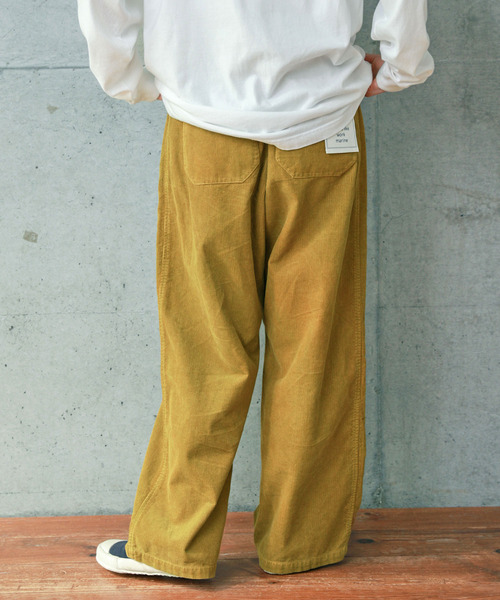 【セール】14Wコーデュロイ 製品染めストレートパンツ（その他パンツ）｜PAR ICI（パーリッシィ）