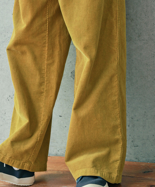 【セール】14Wコーデュロイ 製品染めストレートパンツ（その他パンツ）｜PAR ICI（パーリッシィ）