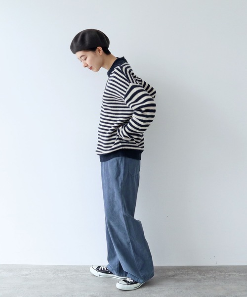 【セール】14Wコーデュロイ 製品染めストレートパンツ（その他パンツ）｜PAR ICI（パーリッシィ）