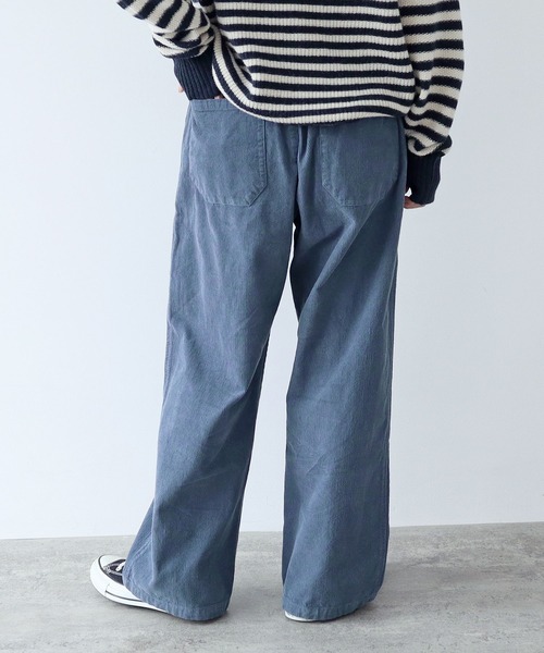 【セール】14Wコーデュロイ 製品染めストレートパンツ（その他パンツ）｜PAR ICI（パーリッシィ）