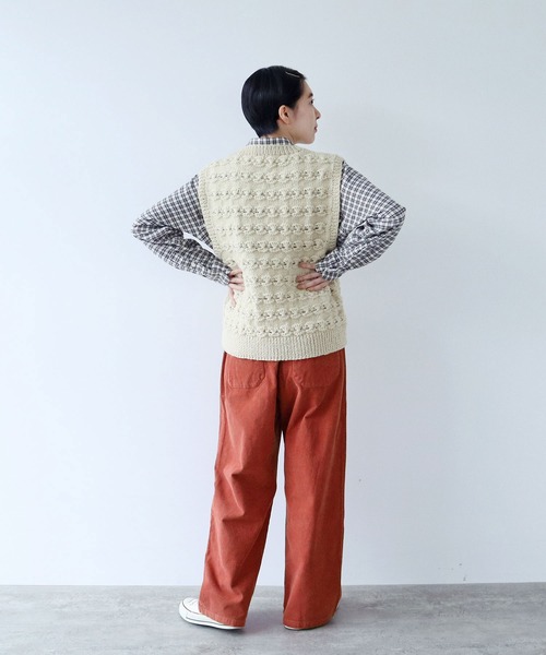 【セール】14Wコーデュロイ 製品染めストレートパンツ（その他パンツ）｜PAR ICI（パーリッシィ）