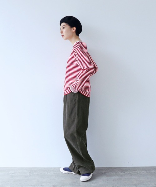 【セール】14Wコーデュロイ 製品染めストレートパンツ（その他パンツ）｜PAR ICI（パーリッシィ）