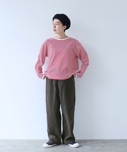 【セール】14Wコーデュロイ 製品染めストレートパンツ（その他パンツ）｜PAR ICI（パーリッシィ）